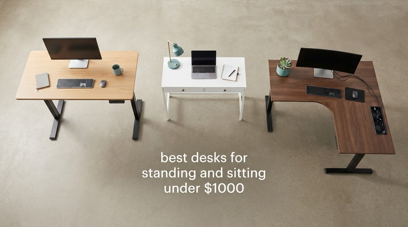 best desks for standing and sitting under $1000