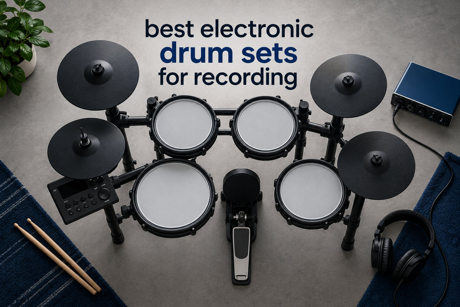 best electronic drum sets for recording