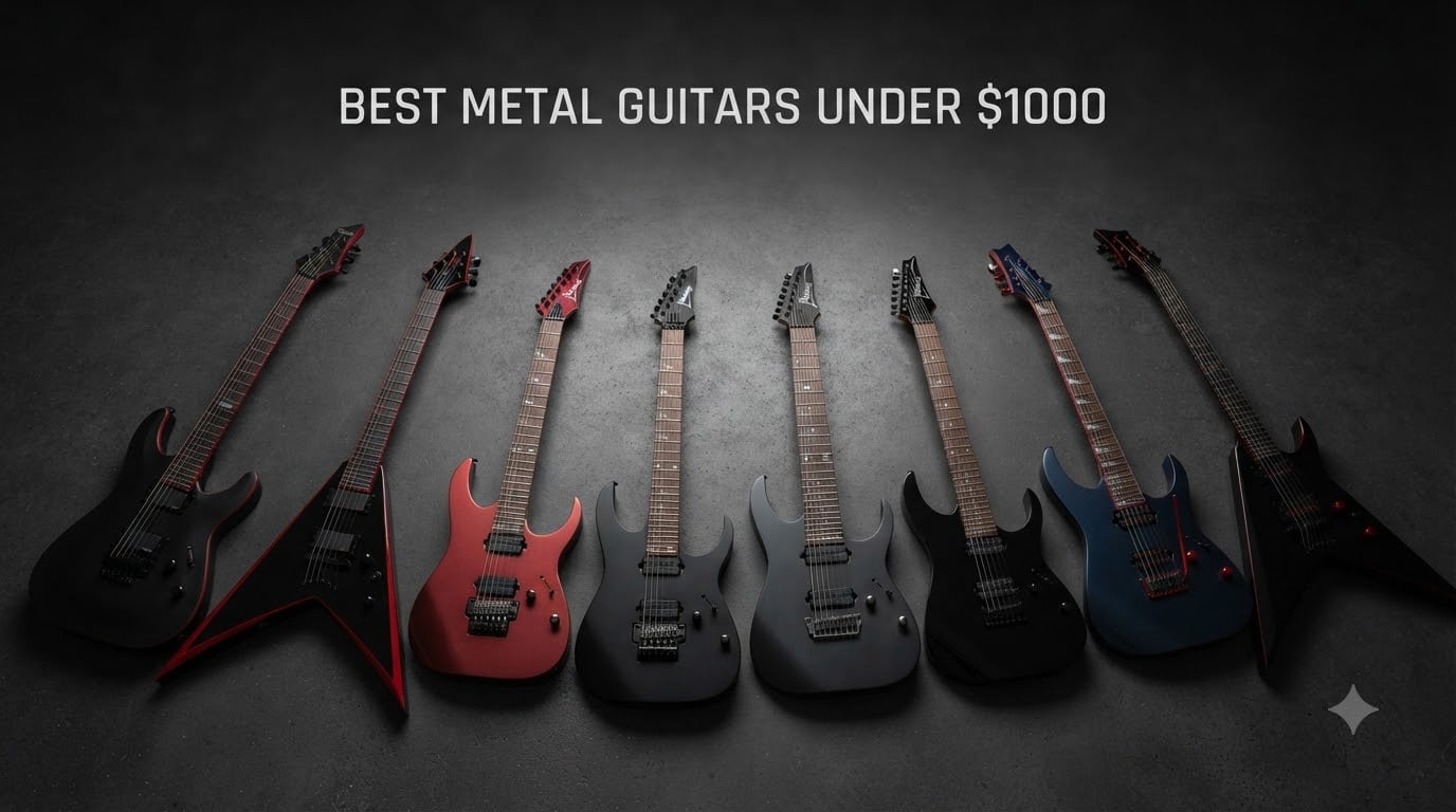 best metal guitars under $1000