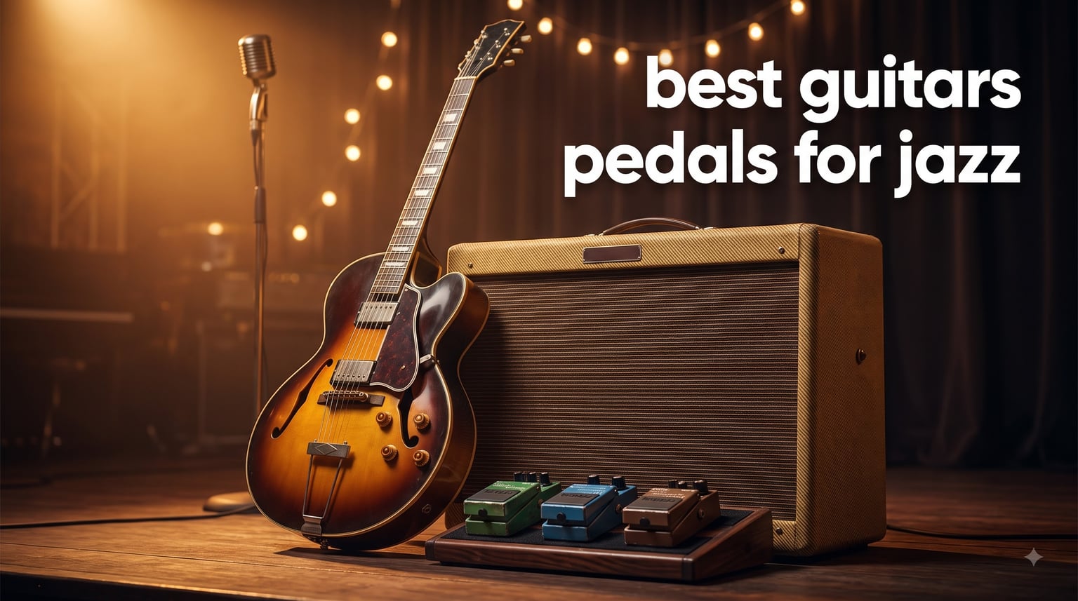 best guitars pedals for jazz