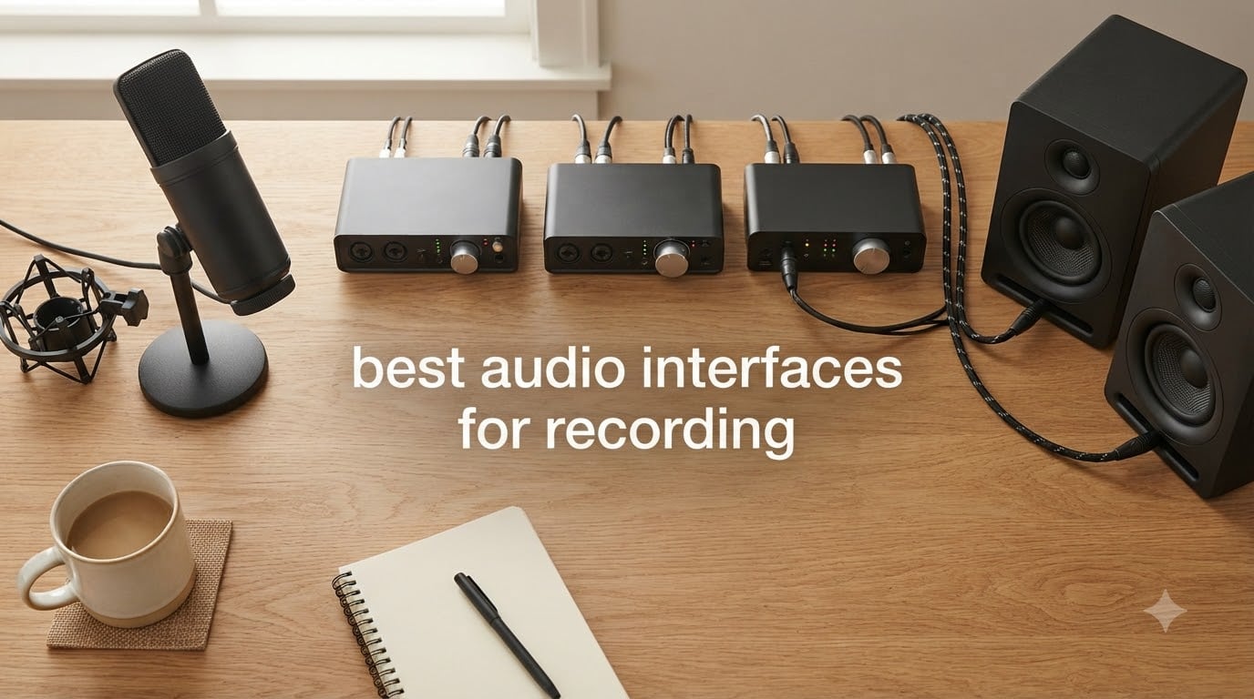 best audio interfaces for recording
