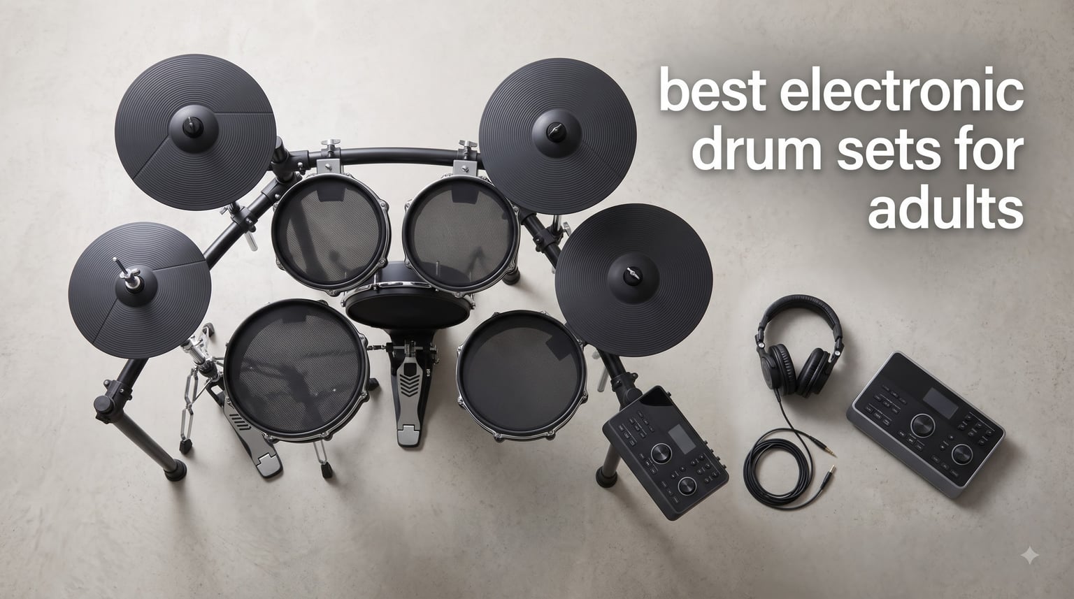 best electronic drum sets for adults