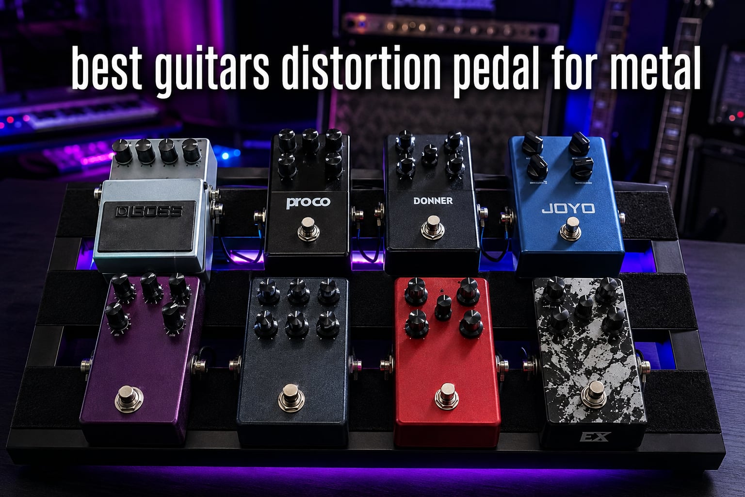 best guitars distortion pedal for metal