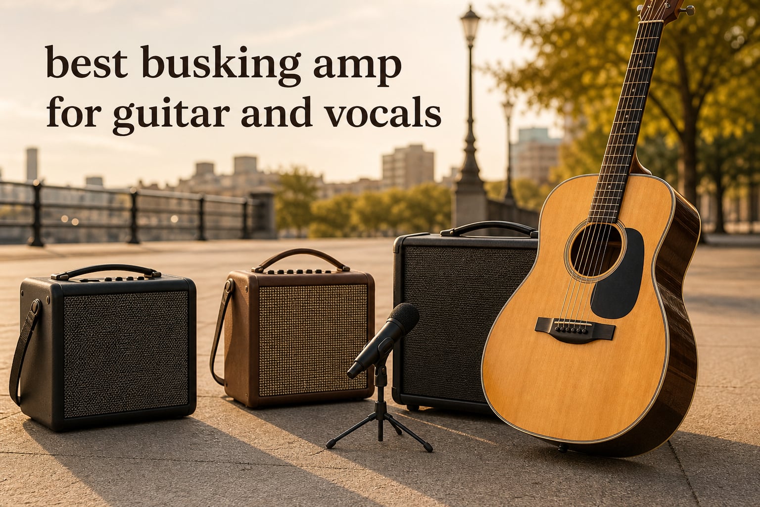 best busking amp for guitar and vocals