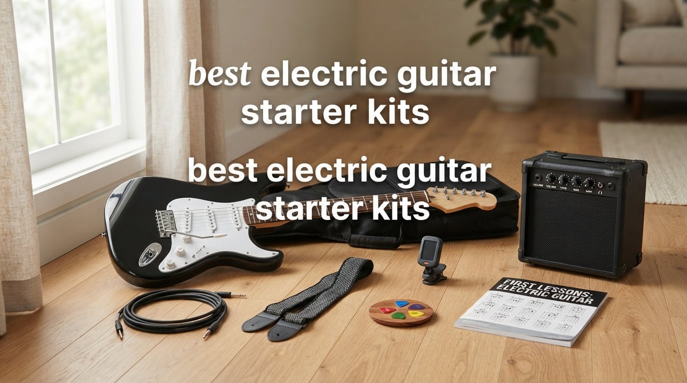 best electric guitar starter kits