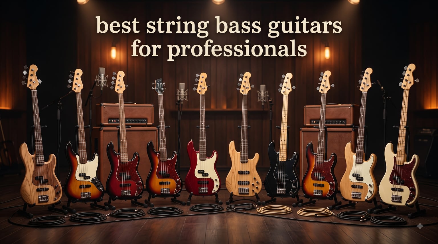 best string bass guitars for professionals