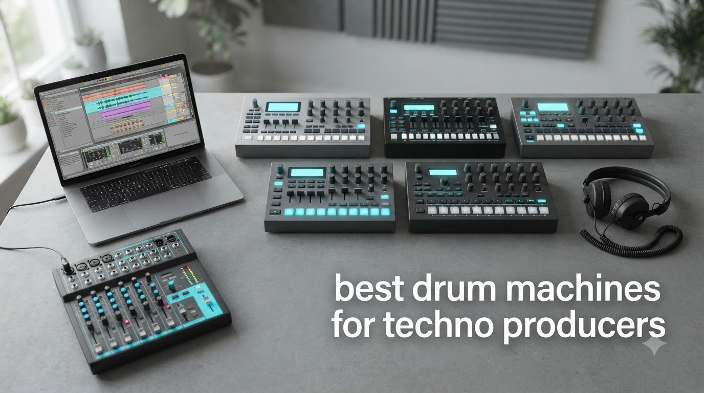 best drum machines for techno producers