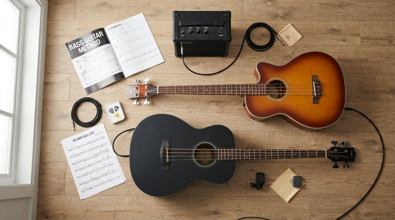 best acoustic bass guitars for beginners