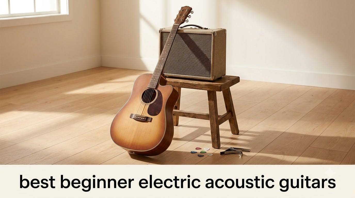 best beginner electric acoustic guitars