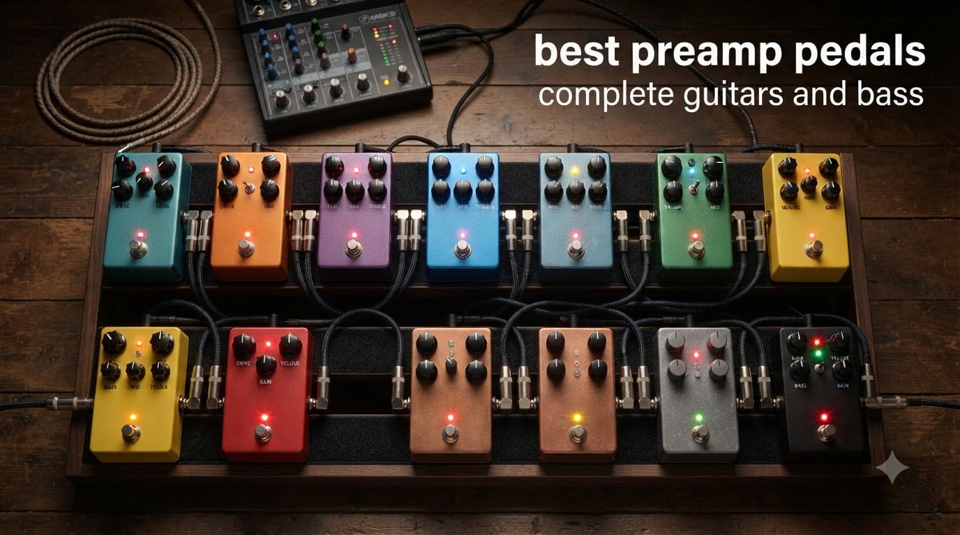 best preamp pedals complete guitars and bass