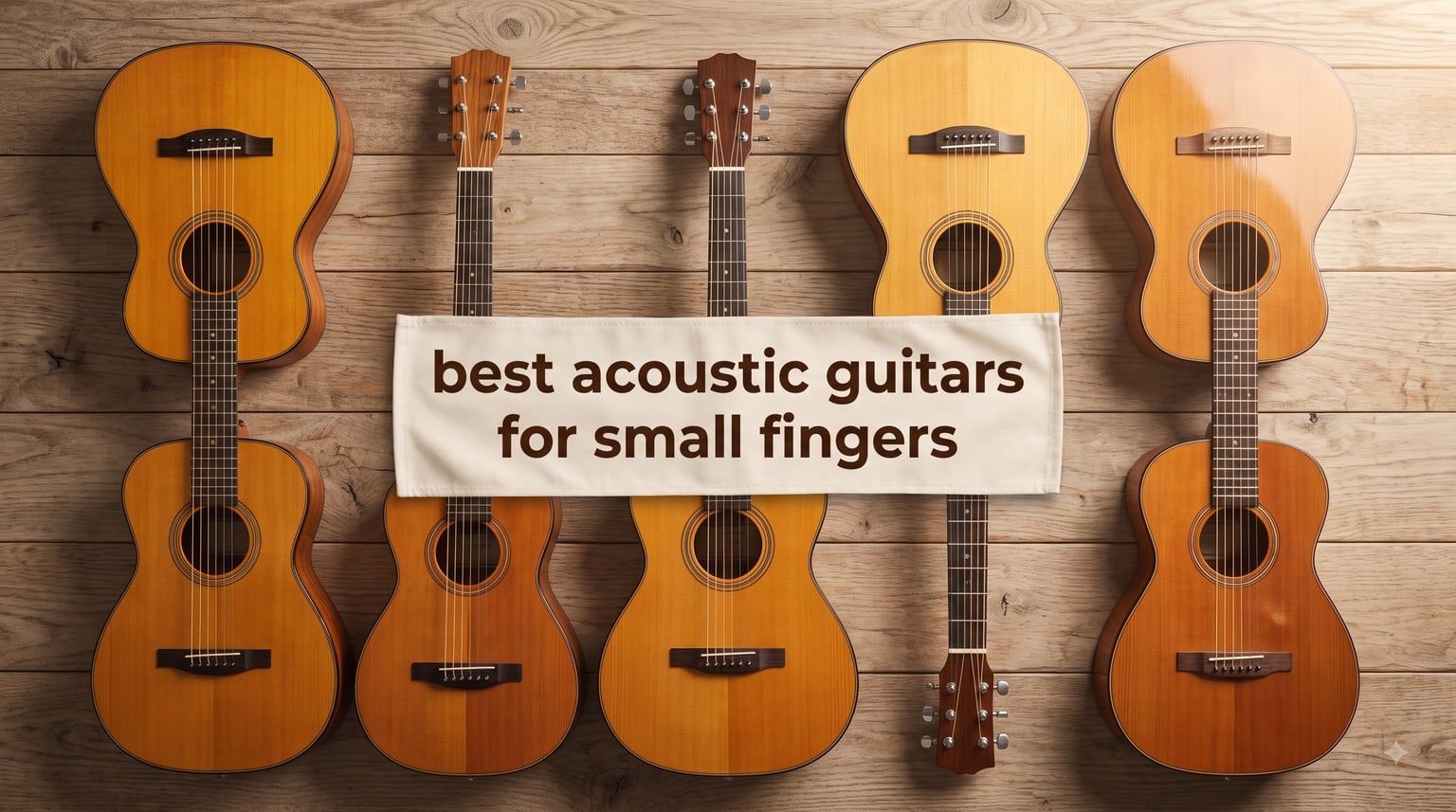 best acoustic guitars for small fingers