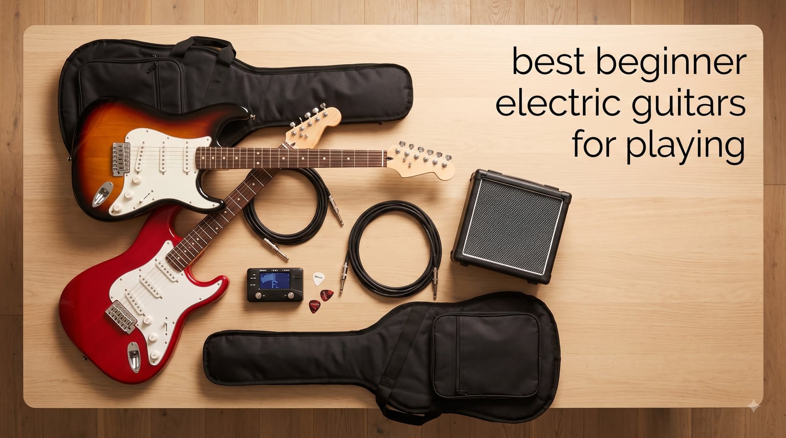 best beginner electric guitars for playing