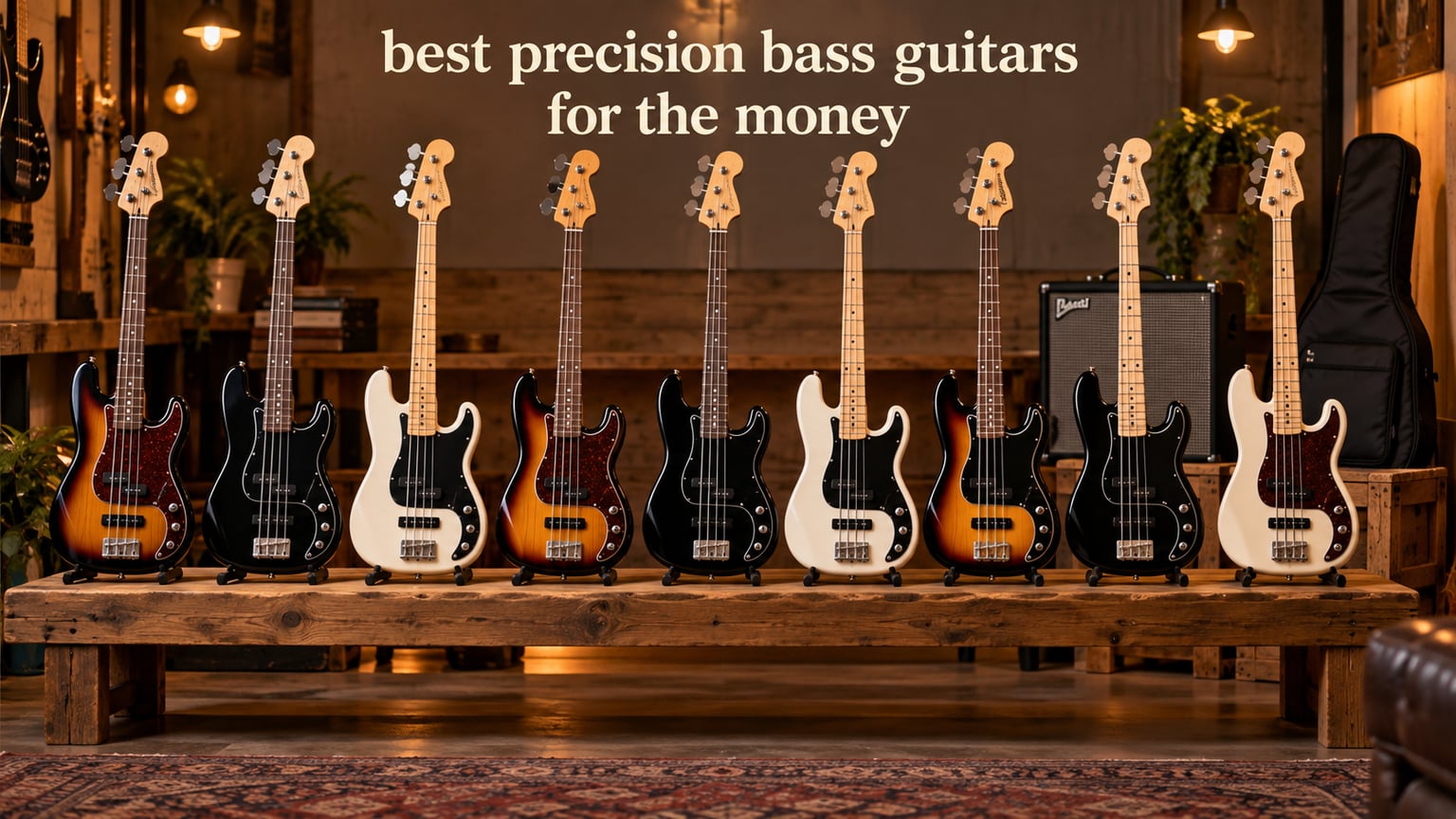 best precision bass guitars for the money