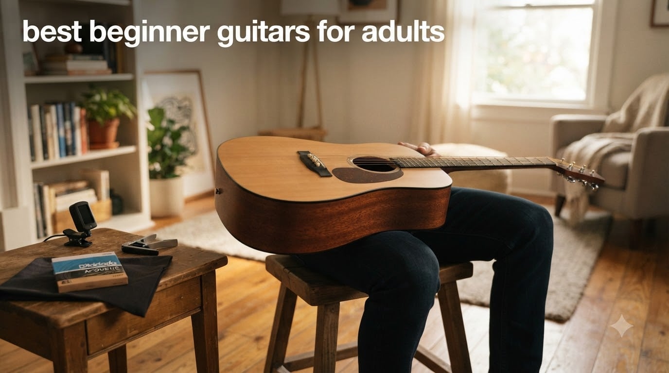 best beginner guitars for adults
