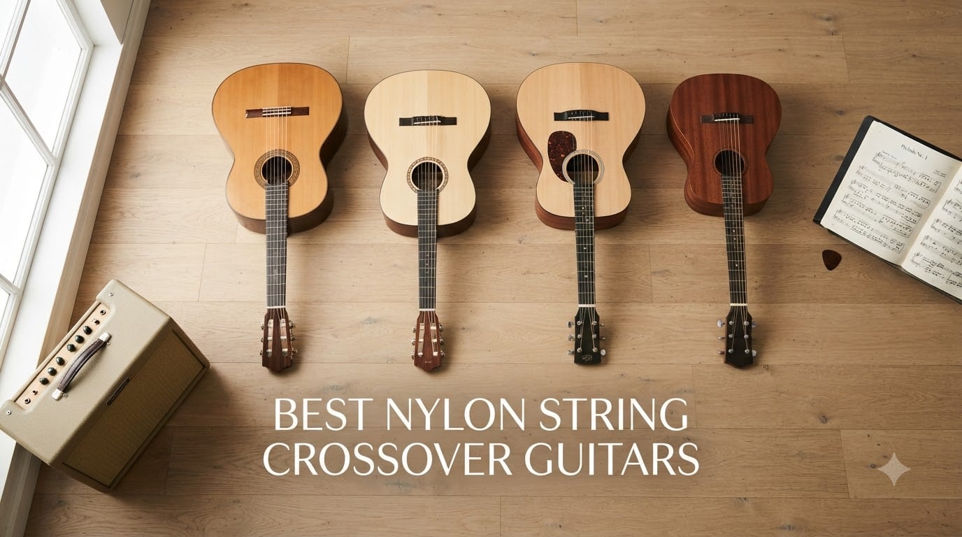 best nylon string crossover guitars