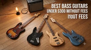 best bass guitars under $300 without fees