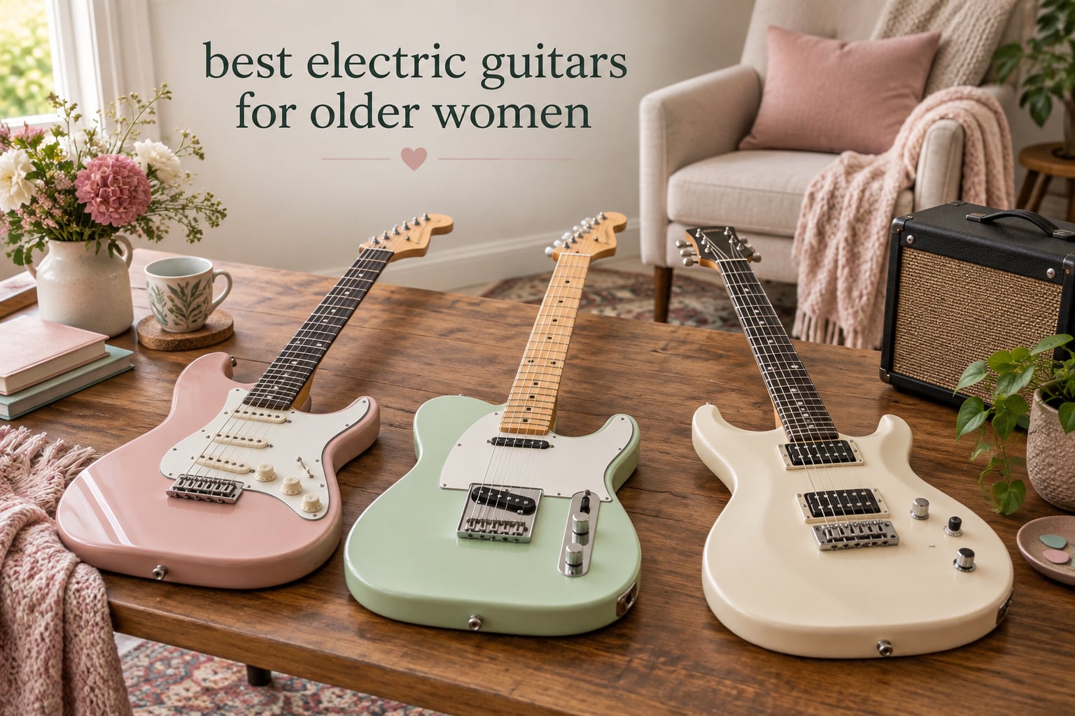 best electric guitars for older women