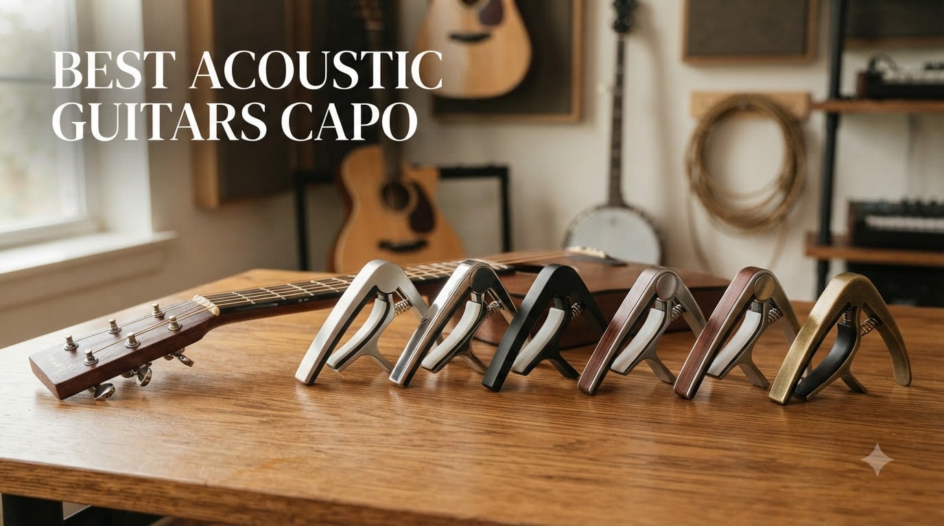 best acoustic guitars capo