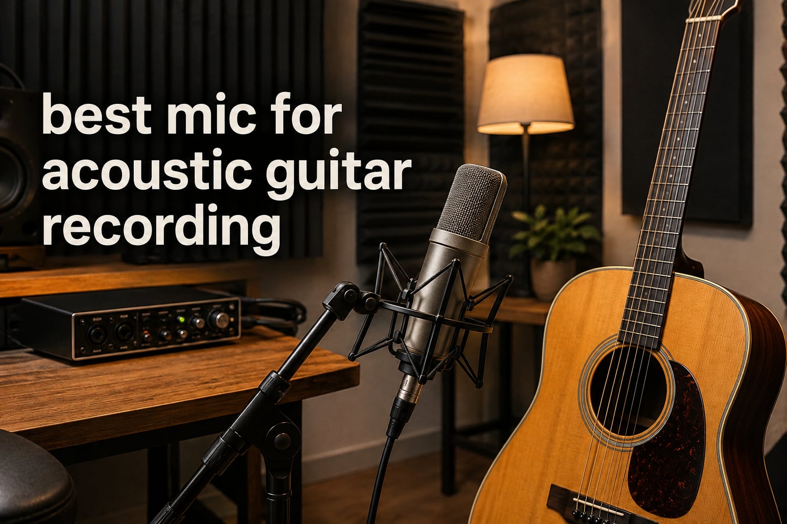 best mic for acoustic guitar recording
