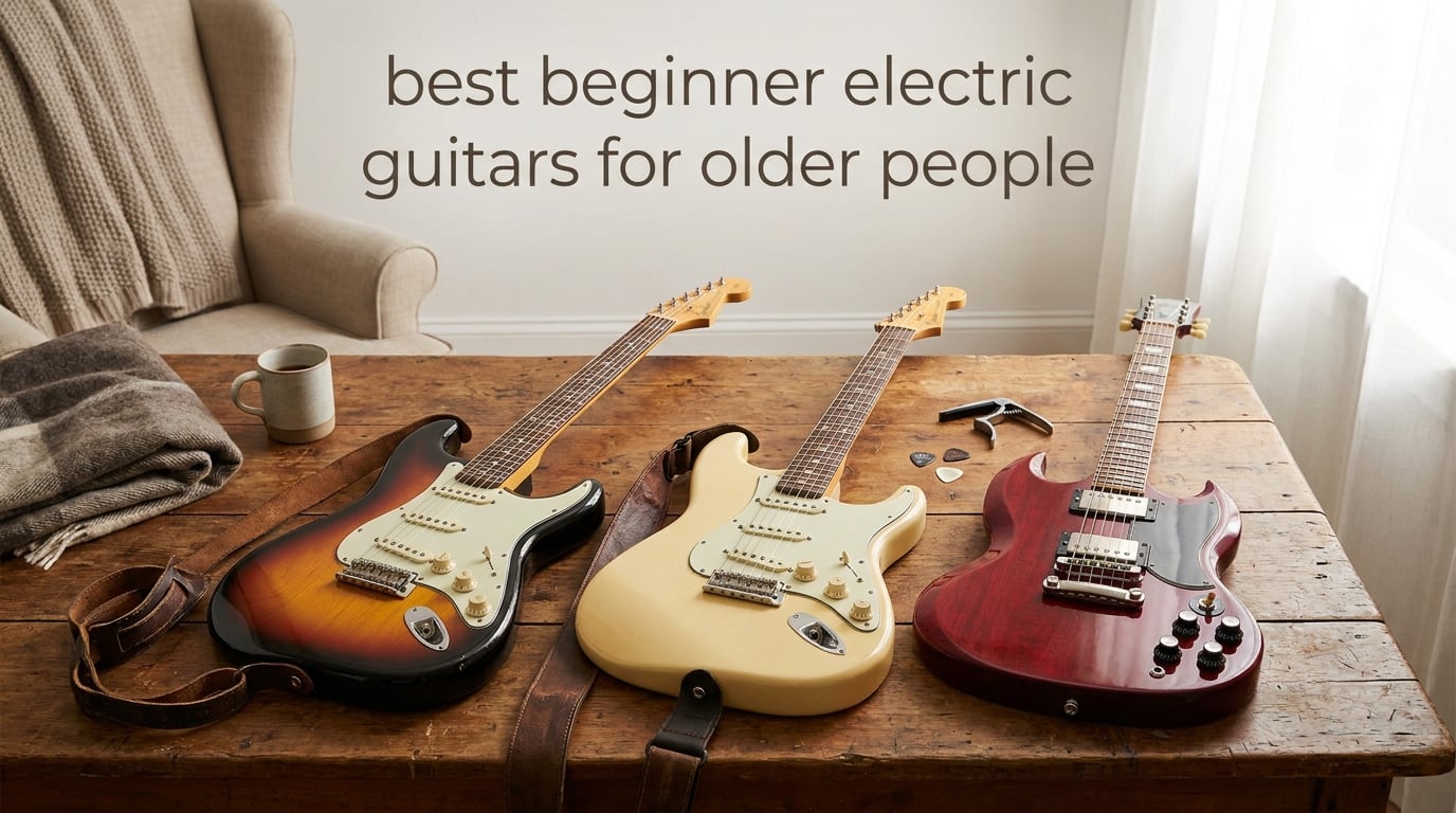 best beginner electric guitars for older people