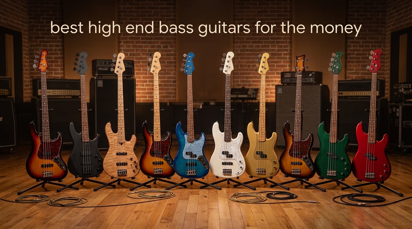 best high end bass guitars for the money