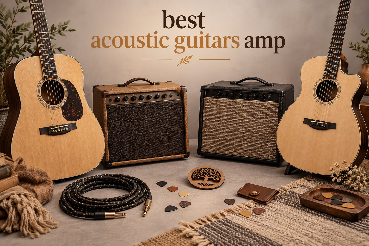 best acoustic guitars amp