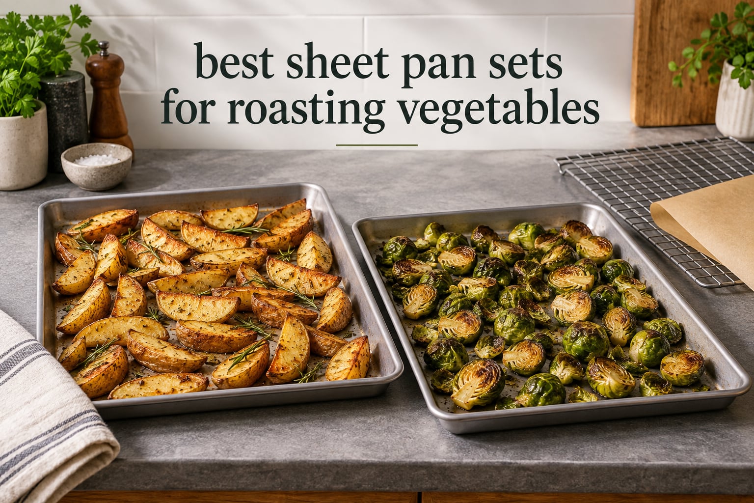 best sheet pan sets for roasting vegetables