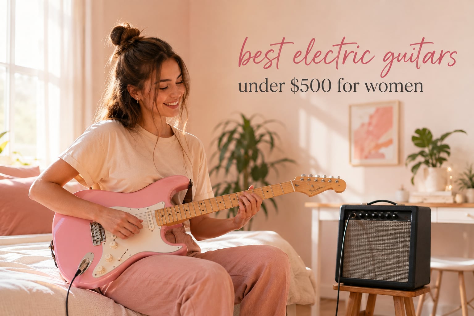 best electric guitars under $500 for women