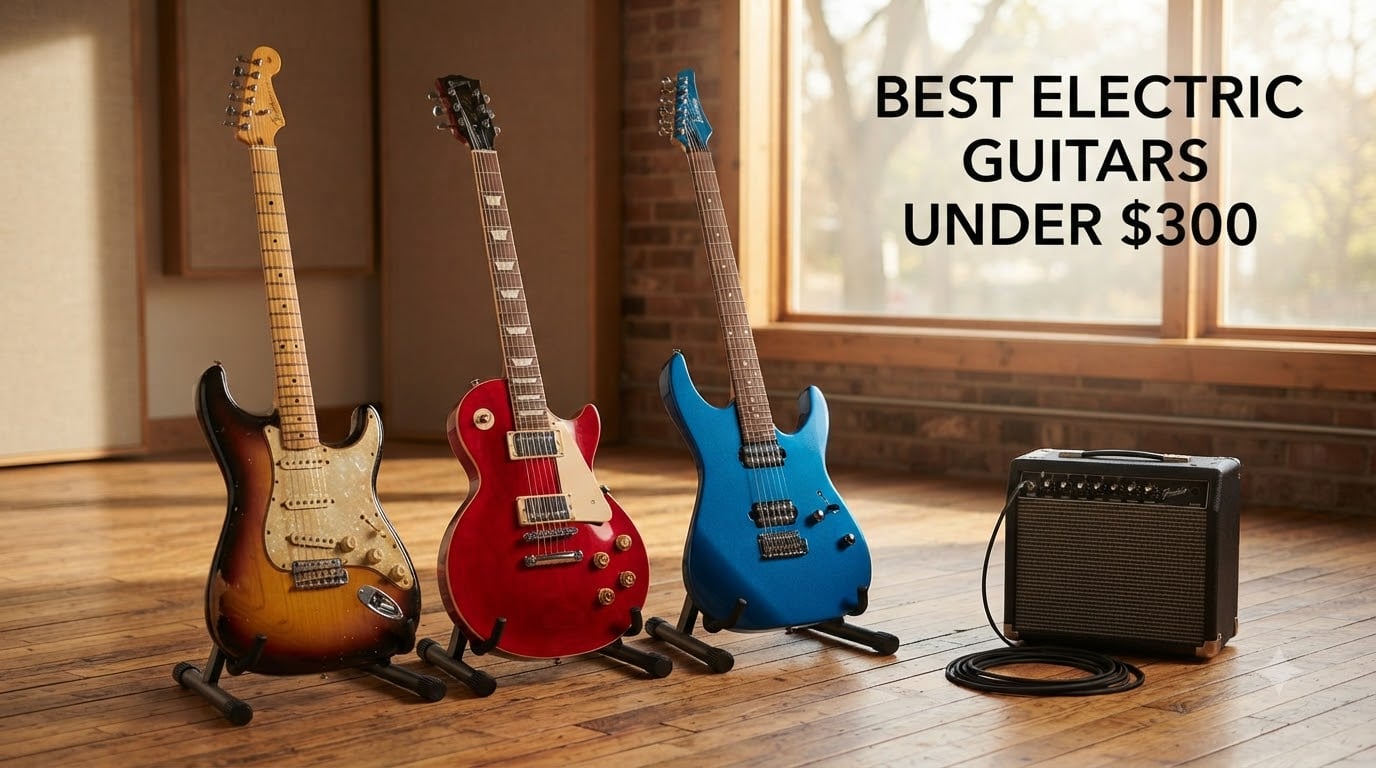 best electric guitars under $300