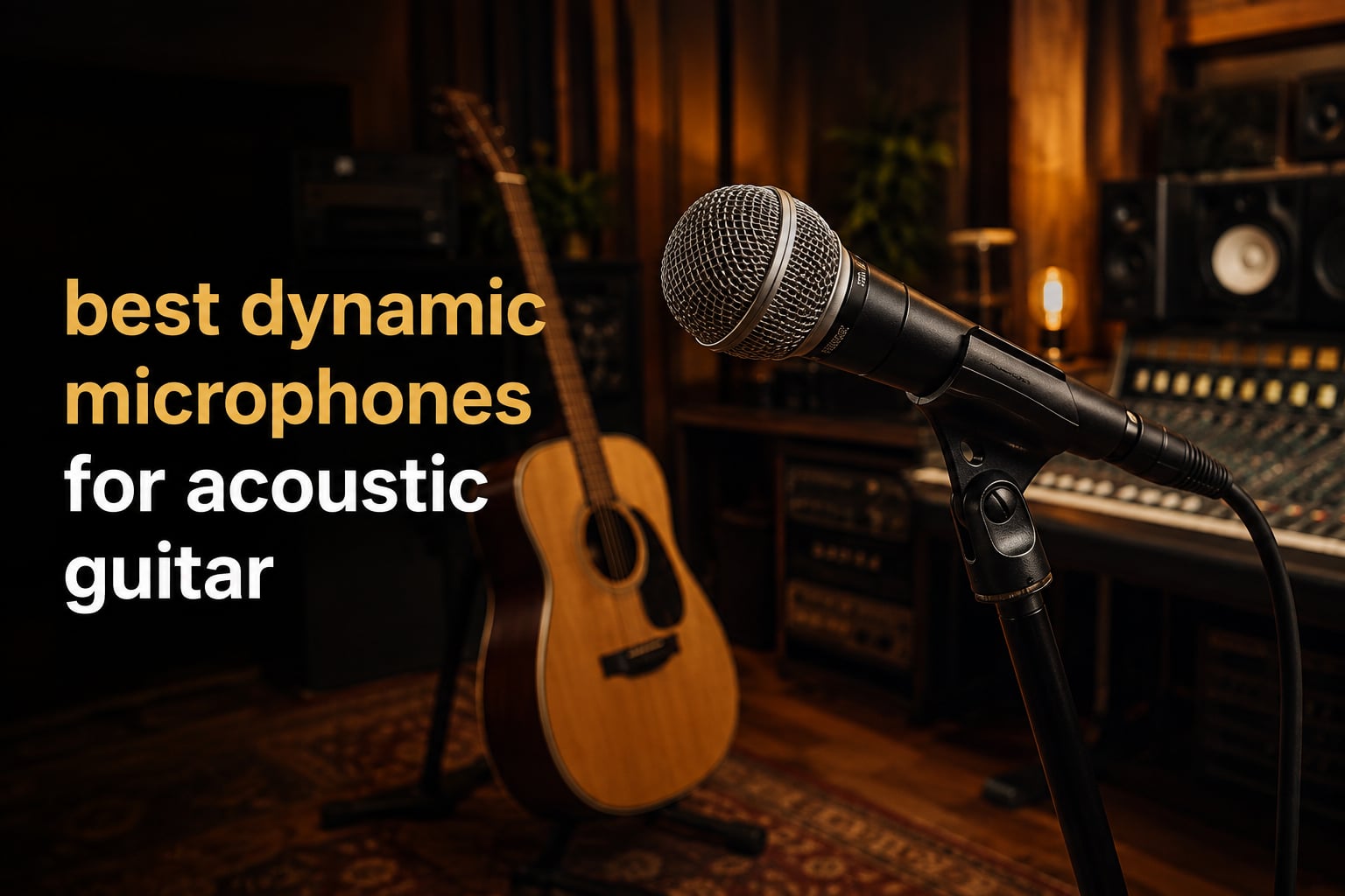best dynamic microphones for acoustic guitar