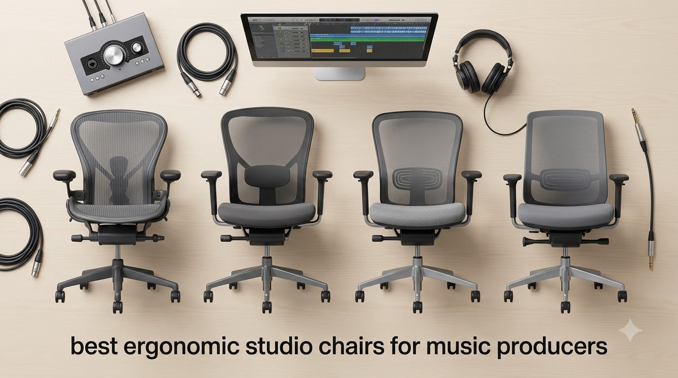 best ergonomic studio chairs for music producers