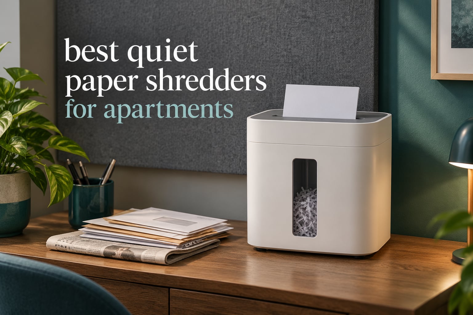 best quiet paper shredders for apartments