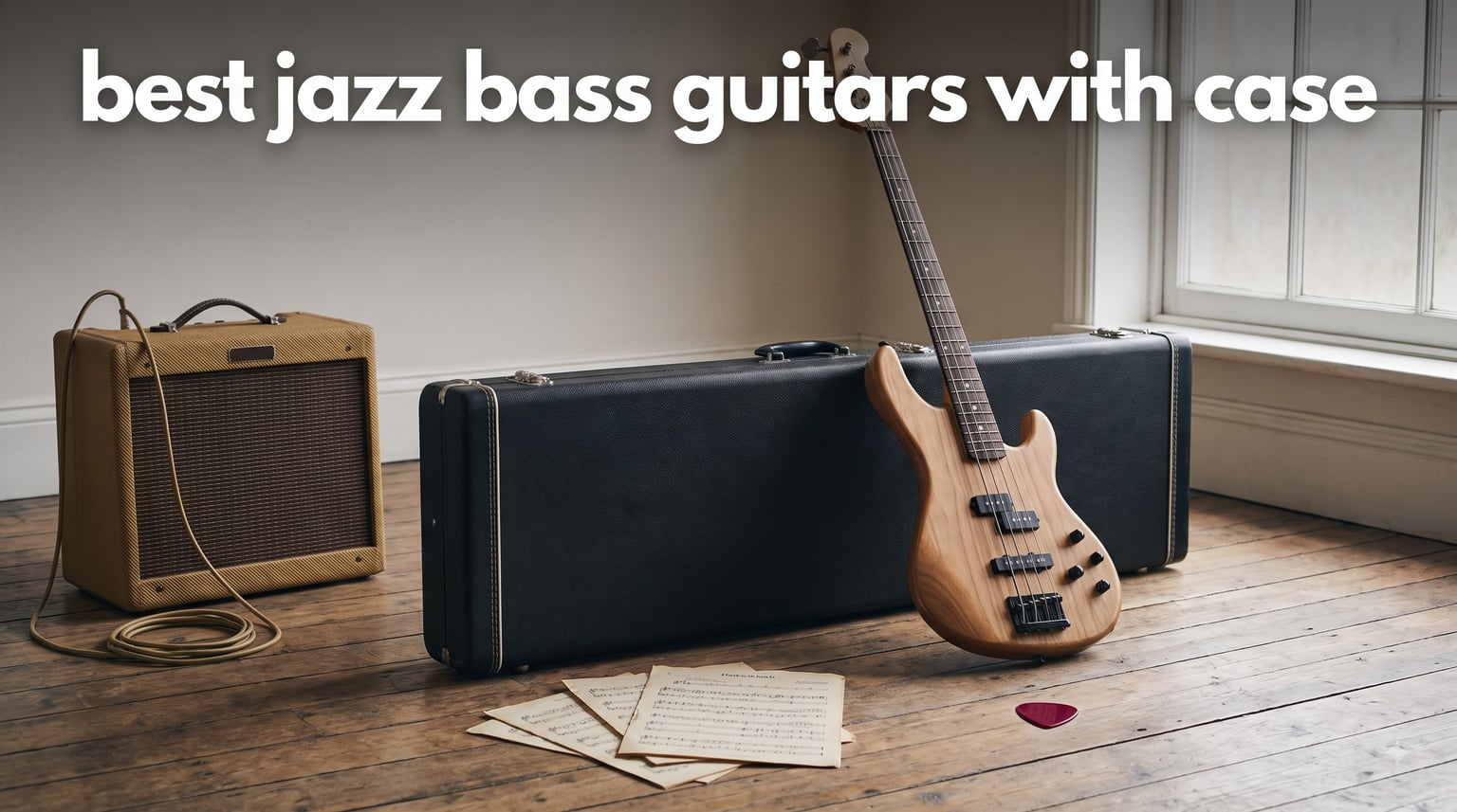best jazz bass guitars with case