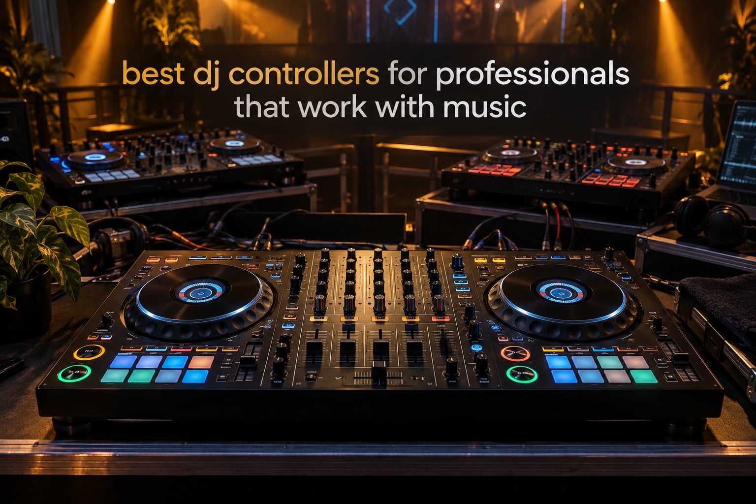 best dj controllers for professionals that work with music