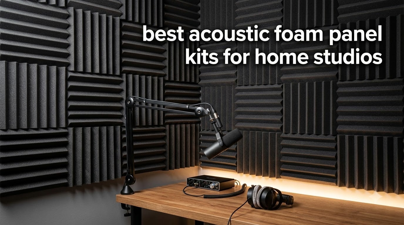 best acoustic foam panel kits for home studios