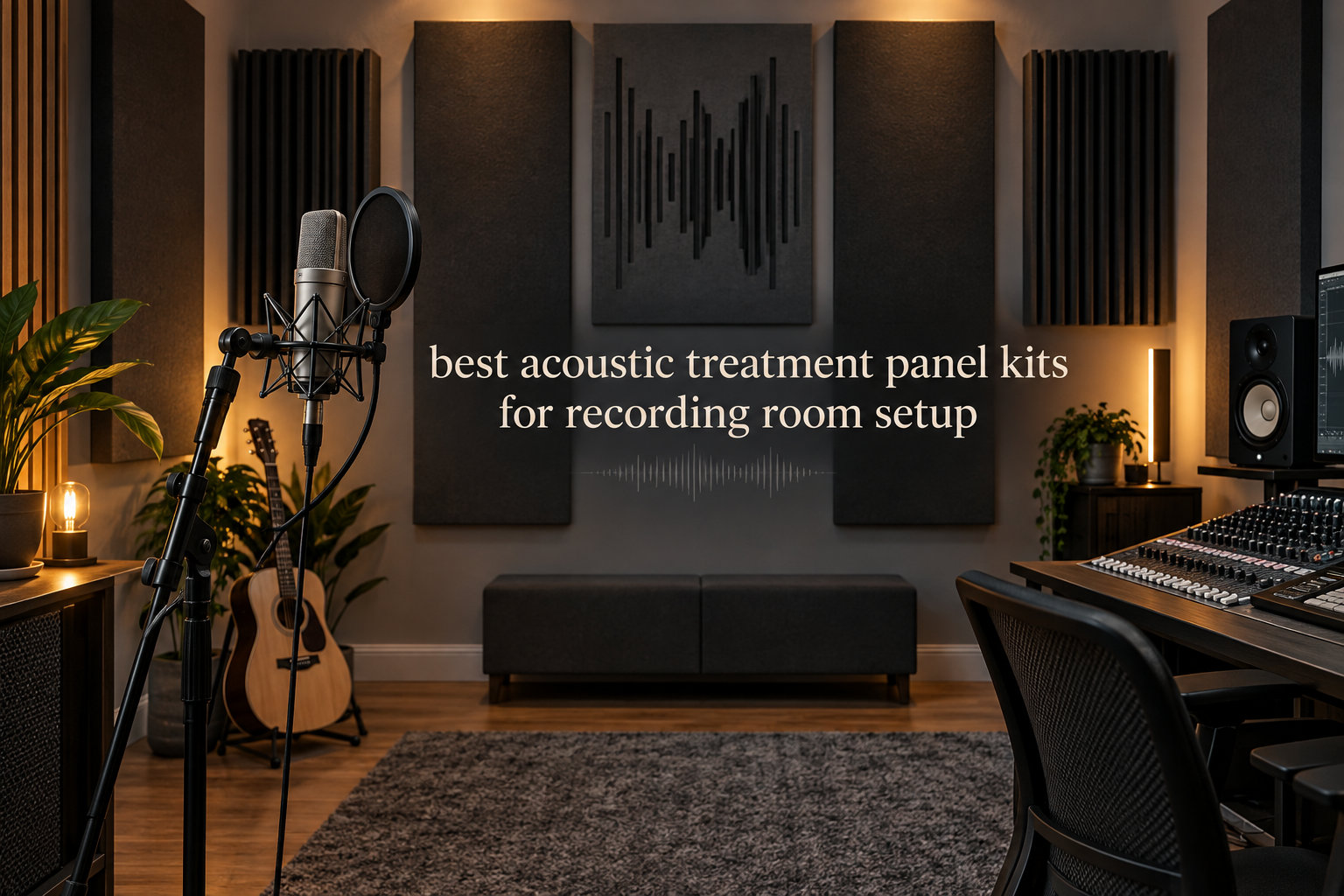 best acoustic treatment panel kits for recording room setup