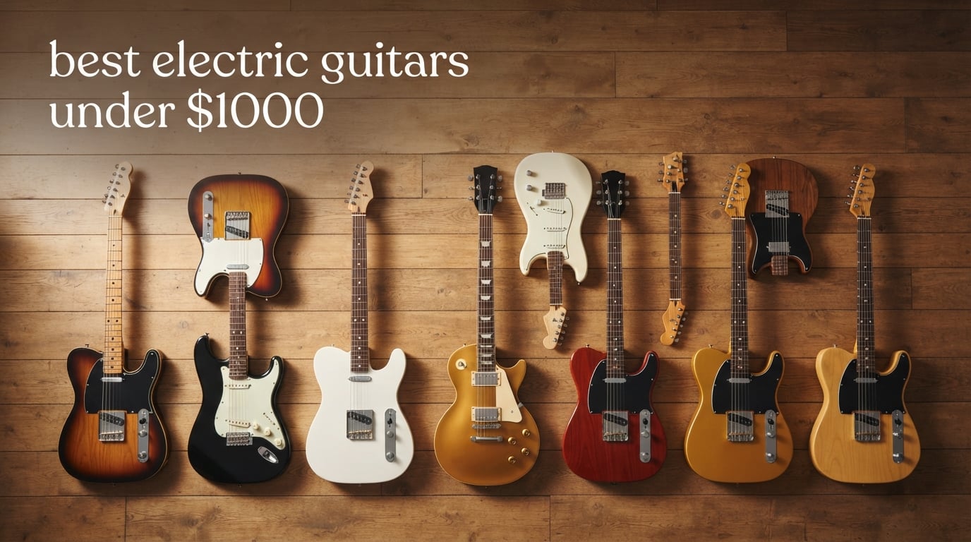best electric guitars under $1000