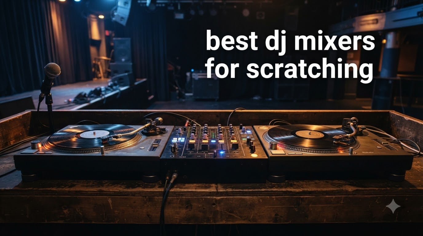 best dj mixers for scratching