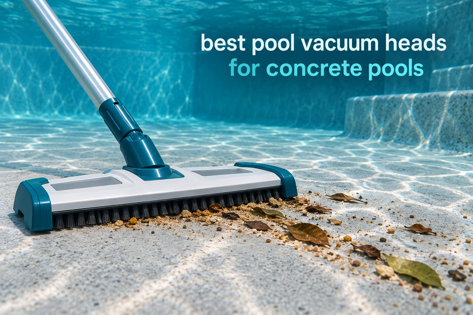 best pool vacuum heads for concrete pools