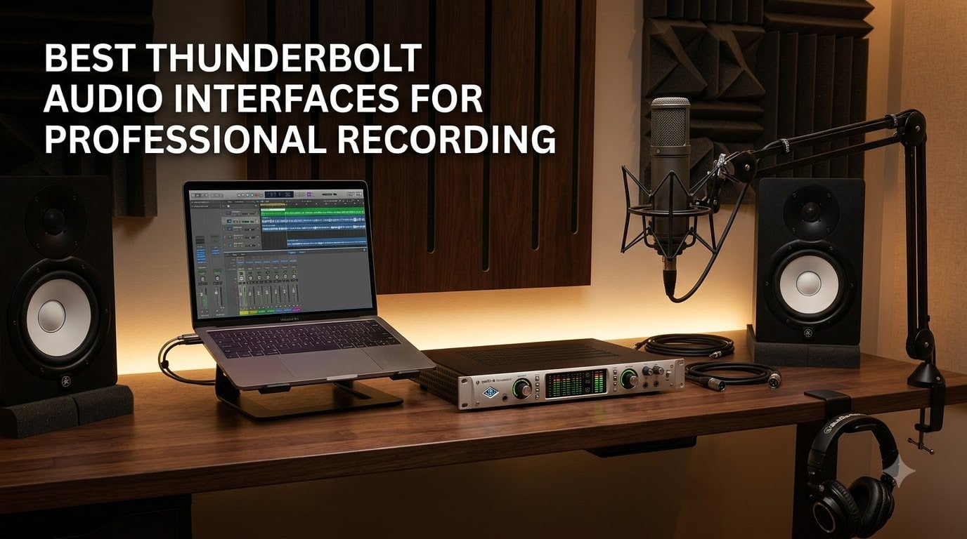 best thunderbolt audio interfaces for professional recording
