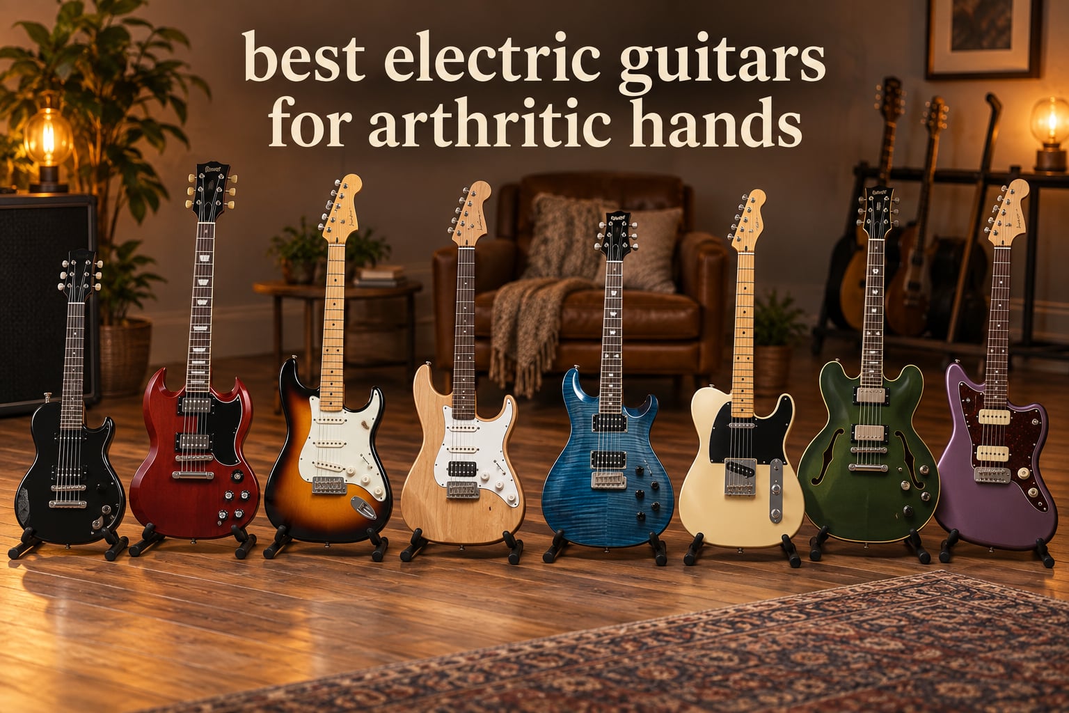 best electric guitars for arthritic hands