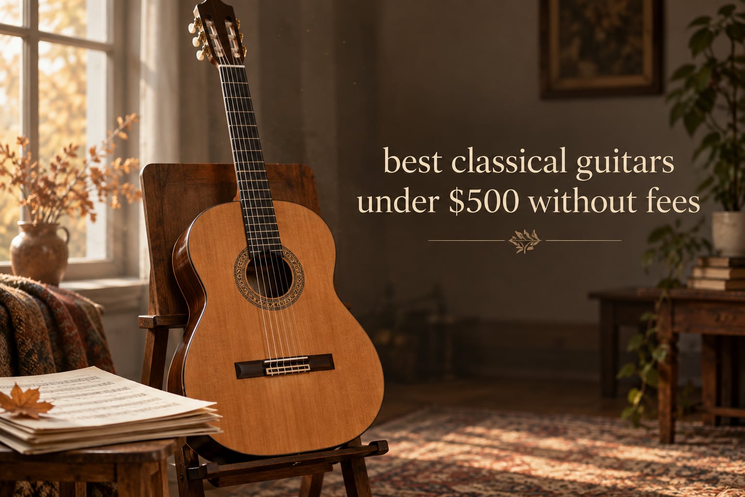 best classical guitars under $500 without fees