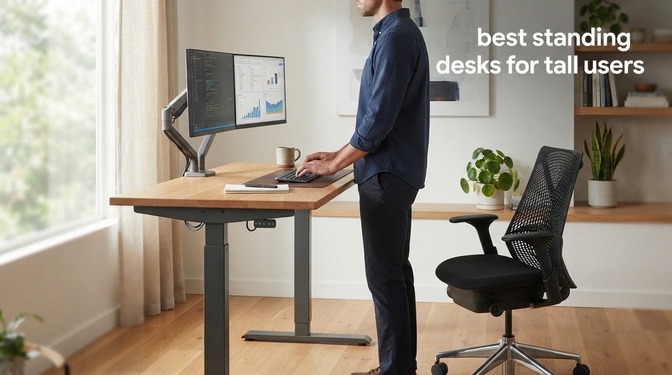 best standing desks for tall users