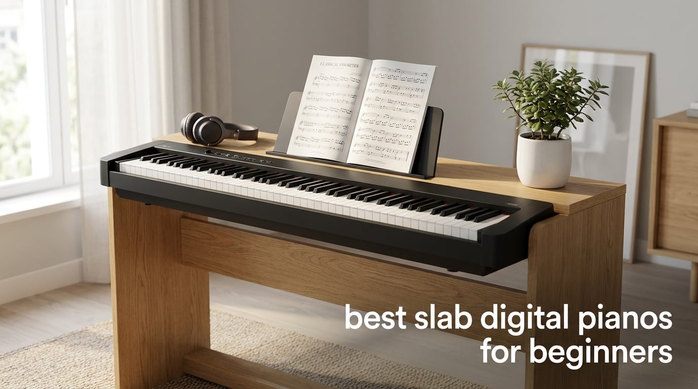 best slab digital pianos for beginners