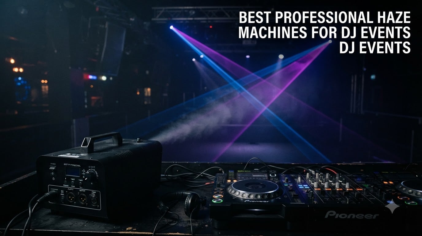 best professional haze machines for dj events