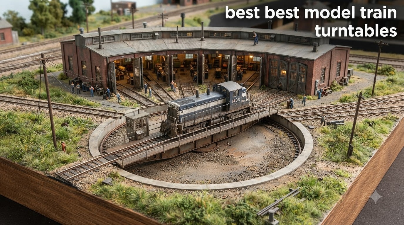 best model train turntables