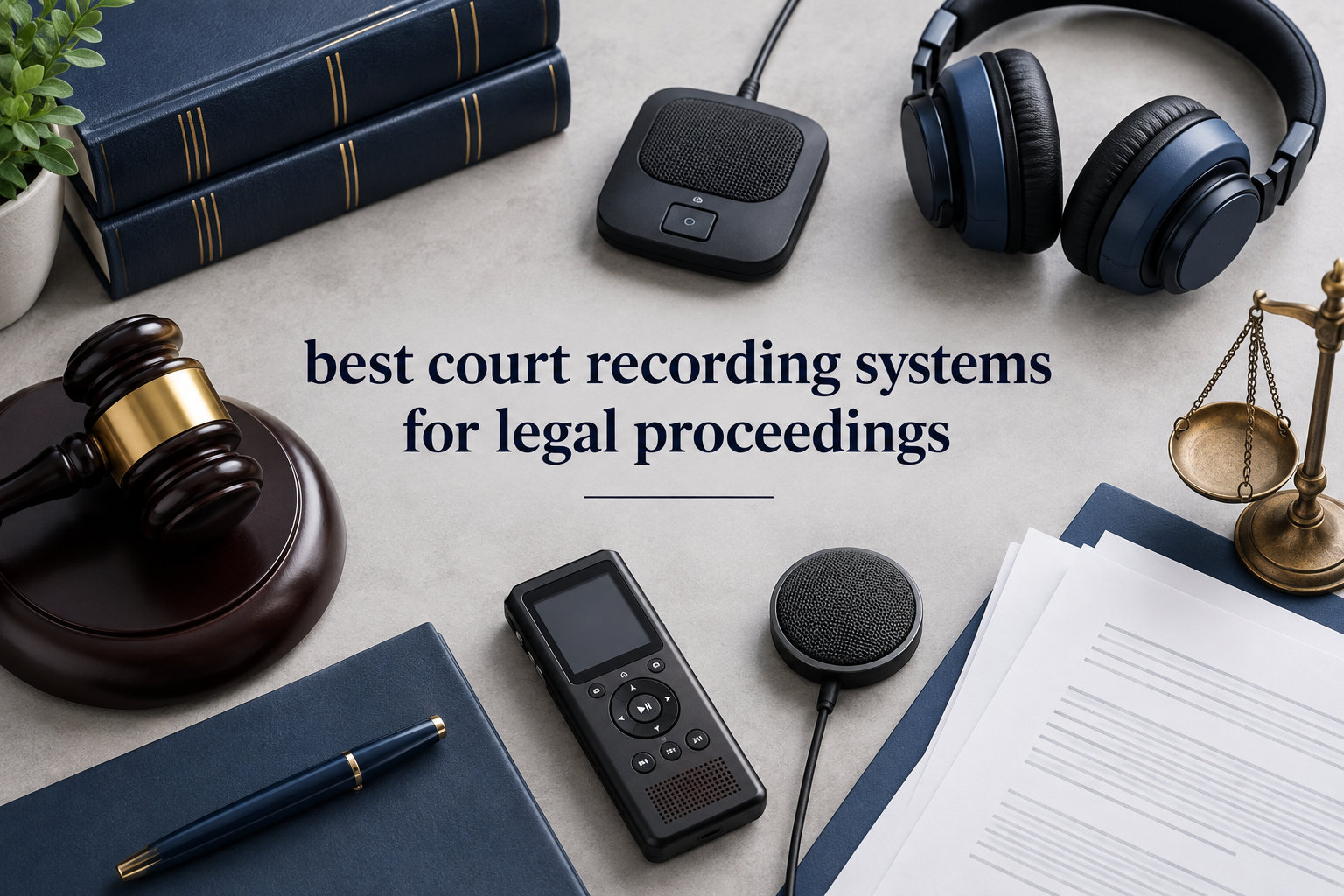 best court recording systems for legal proceedings