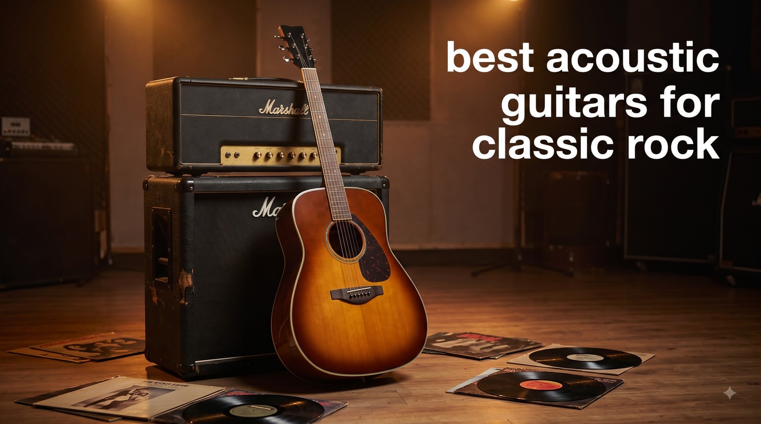 best acoustic guitars for classic rock
