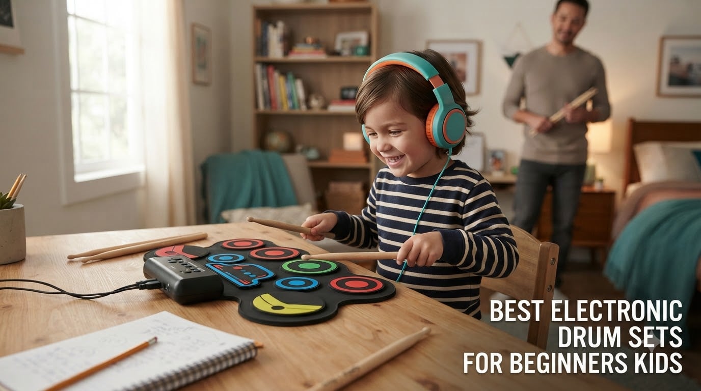 best electronic drum sets for beginners kids