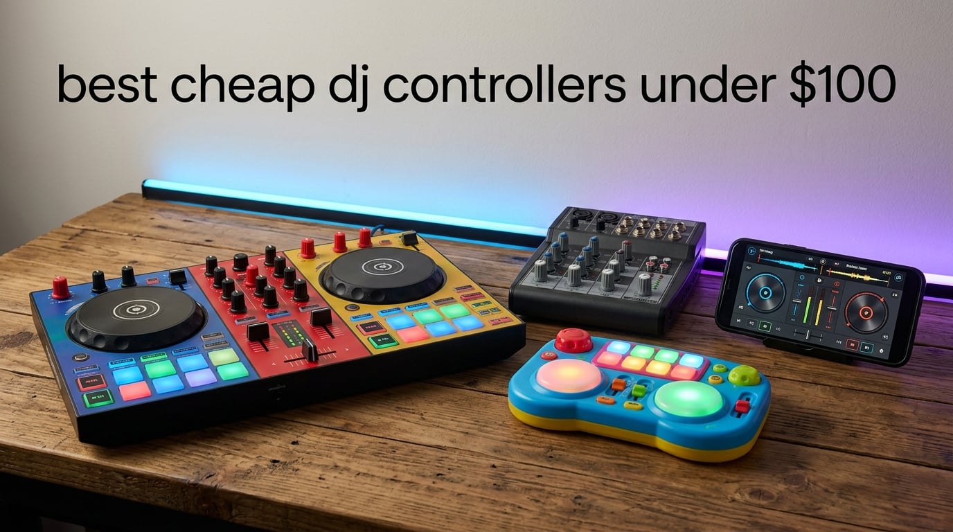 best cheap dj controllers under $100